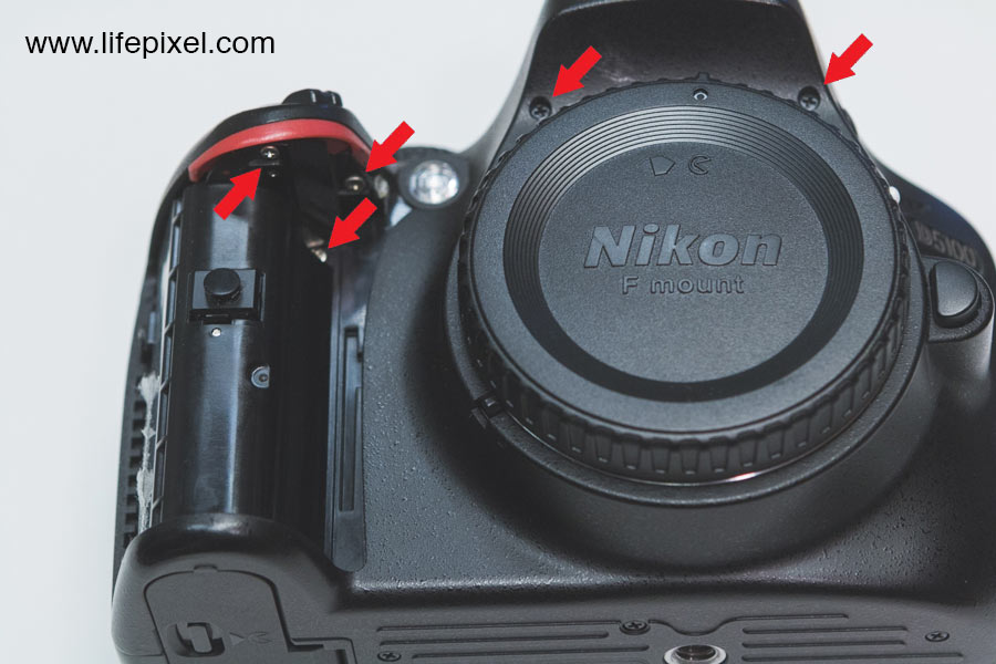 Nikon D5100 infrared DIY tutorial step 8