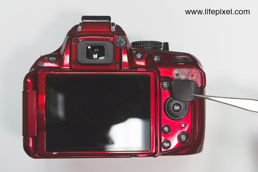 Nikon D5200 infrared DIY tutorial step 1