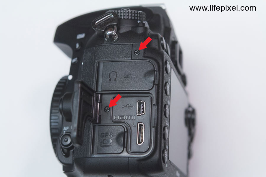Nikon D600 infrared DIY tutorial step 2