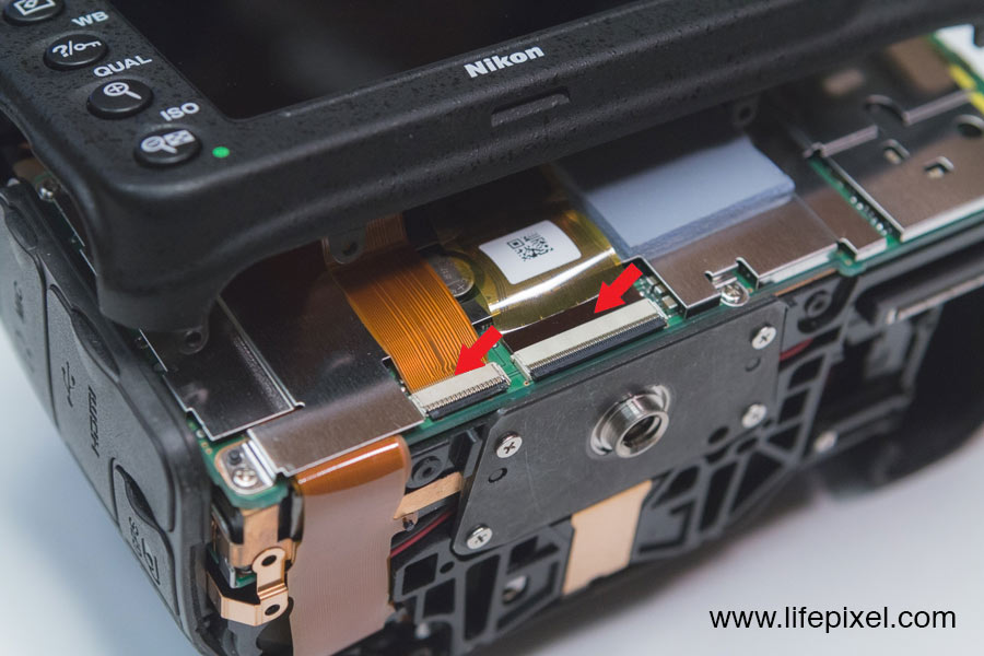 Nikon D600 infrared DIY tutorial step 7