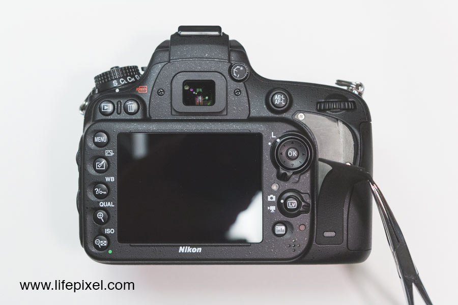 Nikon D610 Infrared DIY Conversion Tutorial Step 1