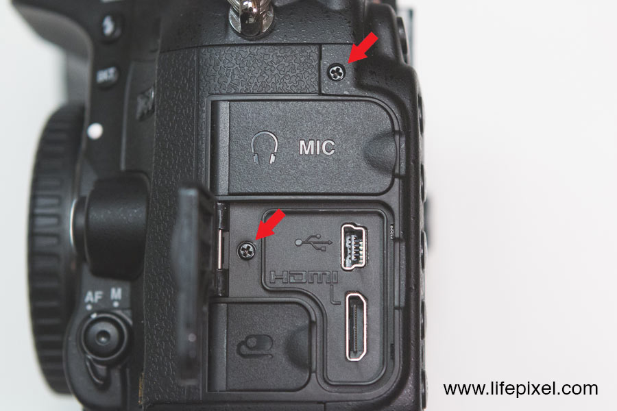 Nikon D610 Infrared DIY Conversion Tutorial Step 5