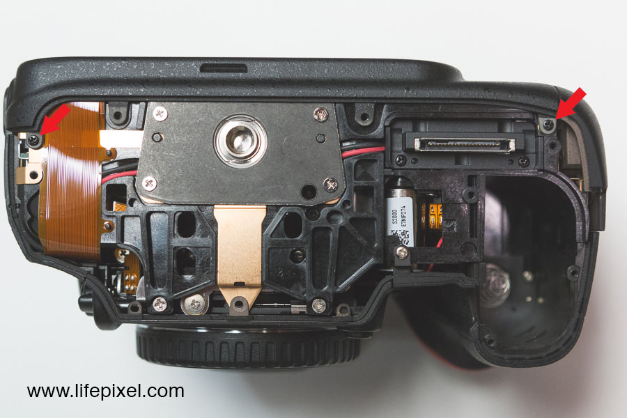 Nikon D610 Infrared DIY Conversion Tutorial Step 6