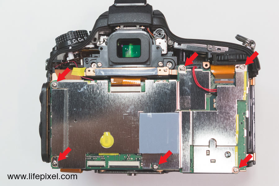 Nikon D610 Infrared DIY Conversion Tutorial Step 9
