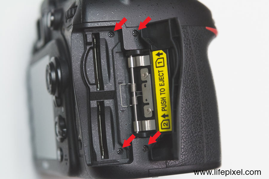 Nikon D7100 infrared DIY tutorial step 2