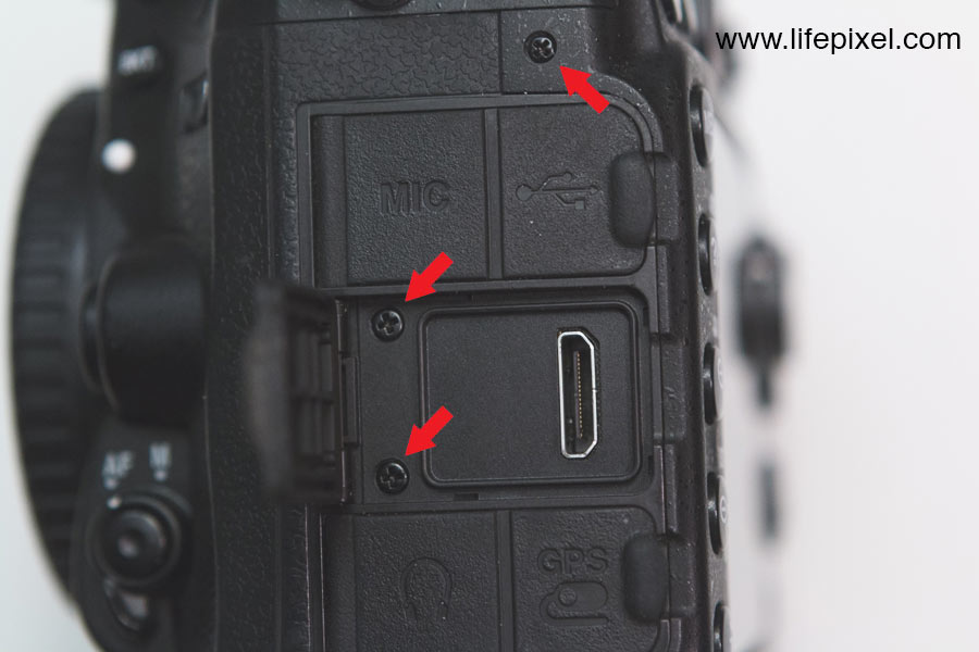 Nikon D7100 infrared DIY tutorial step 3