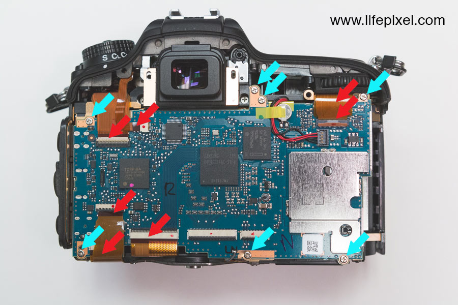 Nikon D7100 infrared DIY tutorial step 8