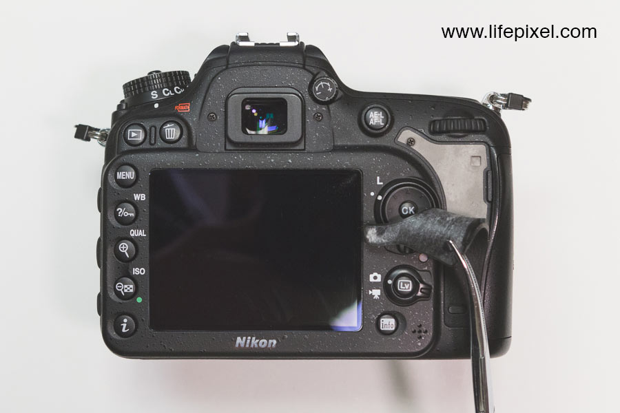 Nikon D7200 infrared DIY tutorial step 1