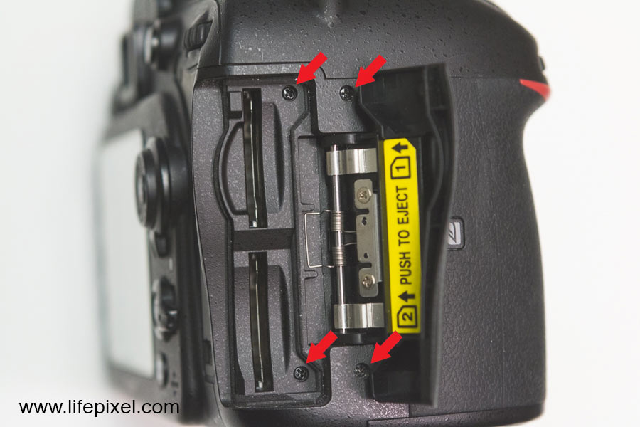 Nikon D7200 infrared DIY tutorial step 3