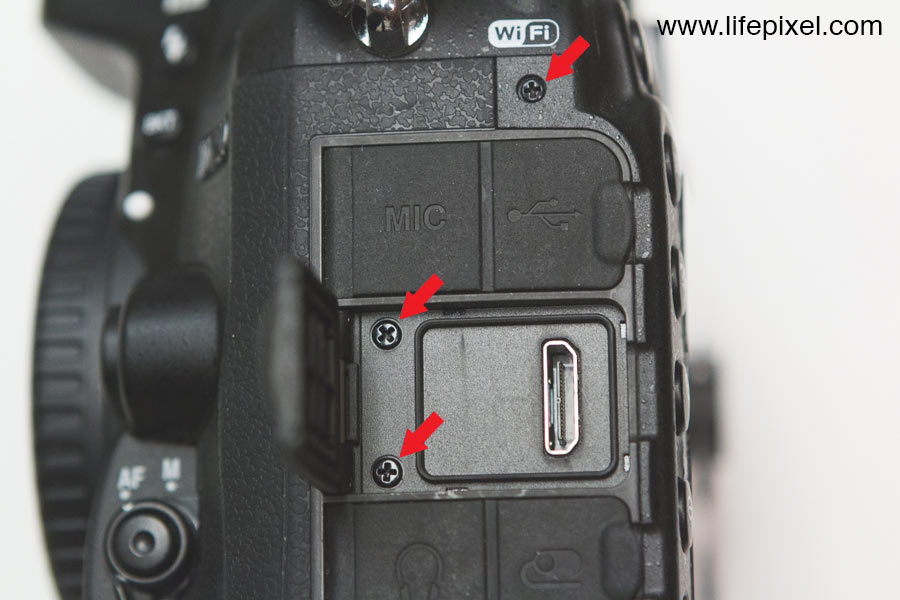 Nikon D7200 infrared DIY tutorial step 4