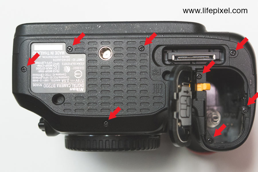 Nikon D7200 infrared DIY tutorial step 5