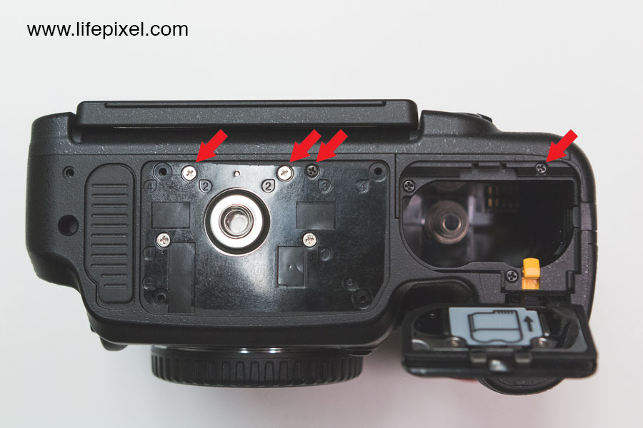 Nikon D750 infrared DIY tutorial step 5