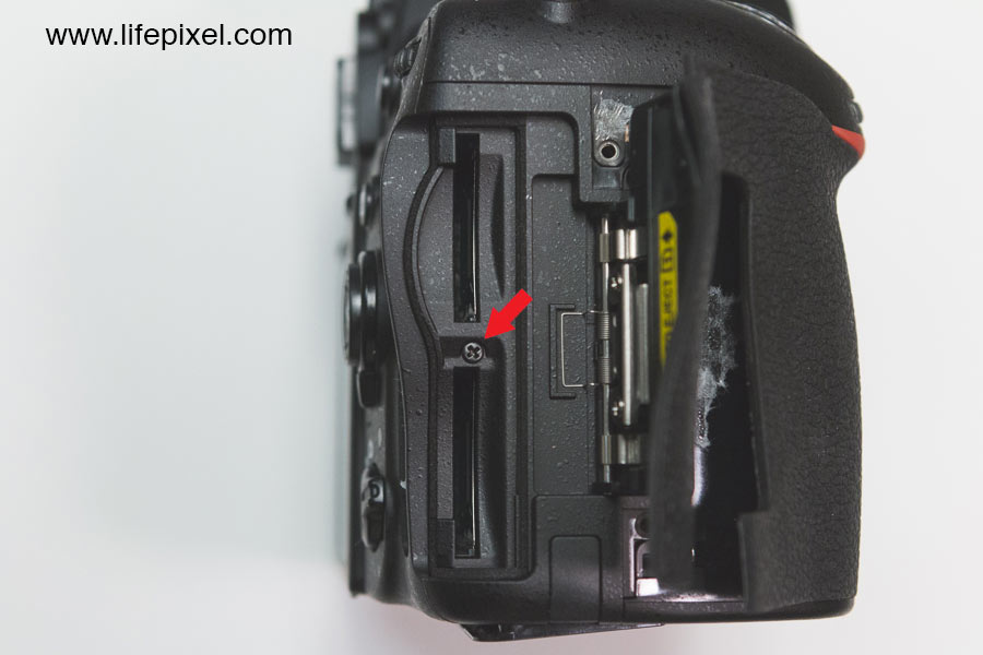 Nikon D750 infrared DIY tutorial step 7