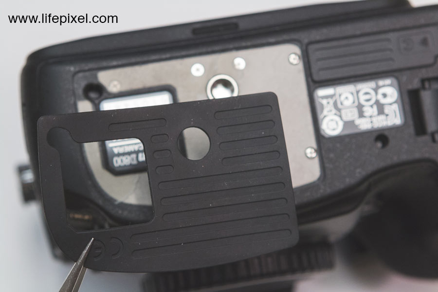 Nikon D800 infrared DIY tutorial step 1
