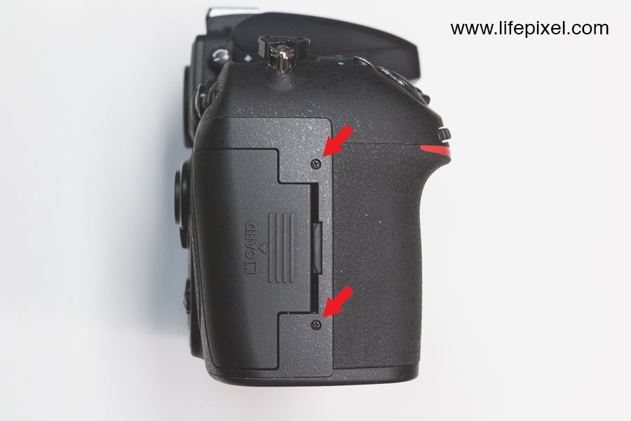 Nikon D800 infrared DIY tutorial step 4