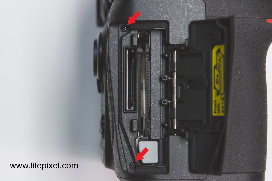 Nikon D800 infrared DIY tutorial step 5