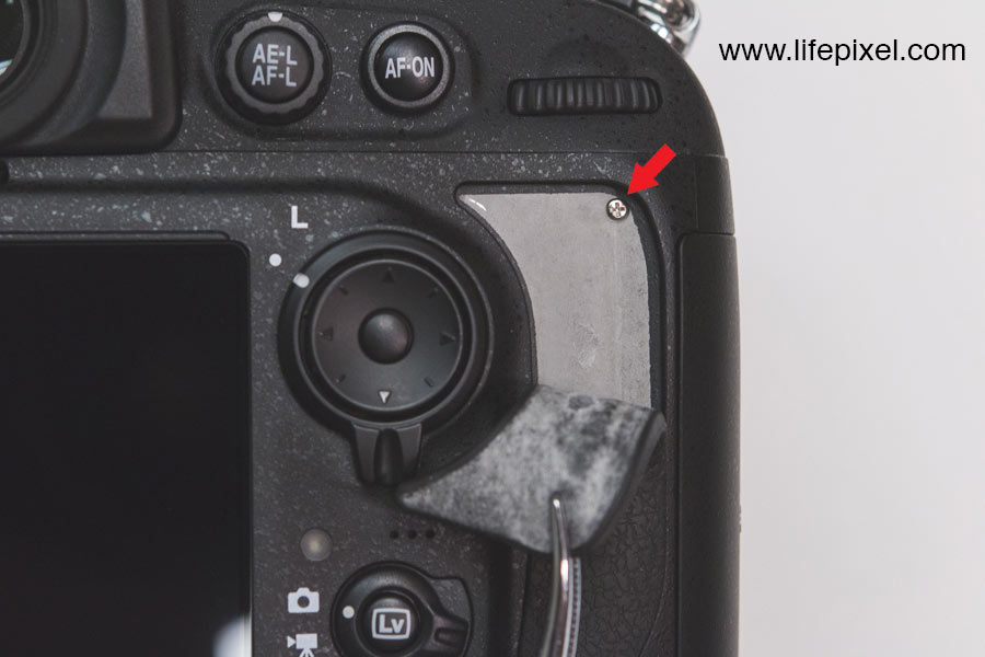 Nikon D800 infrared DIY tutorial step 6