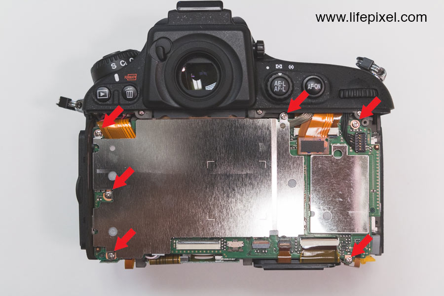 Nikon D800 infrared DIY tutorial step 9