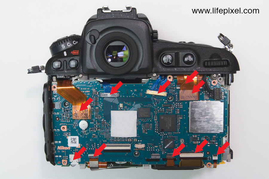 Nikon D810 infrared DIY tutorial step 12