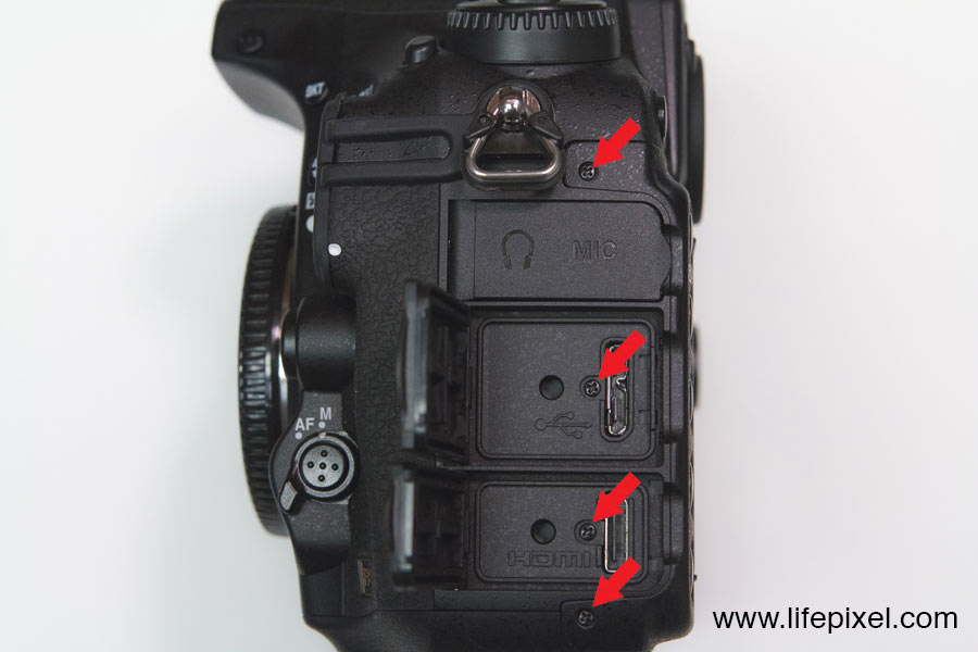 Nikon D810 infrared DIY tutorial step 3