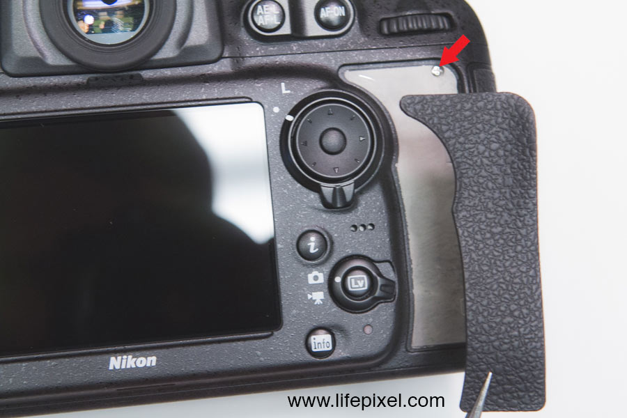 Nikon D810 infrared DIY tutorial step 4