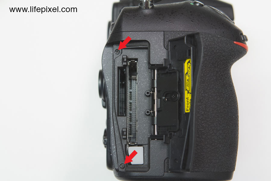 Nikon D810 infrared DIY tutorial step 6