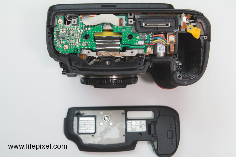 Nikon D810 infrared DIY tutorial step 7