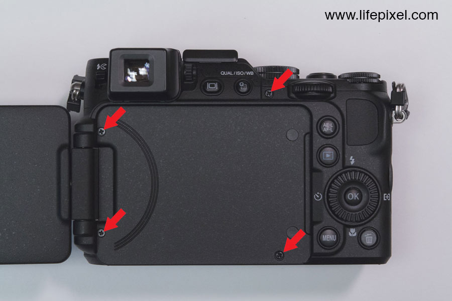 Nikon Coolpix P7800 infrared DIY tutorial step 2