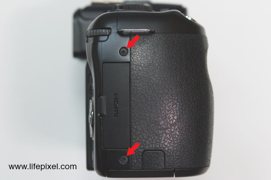 Panasonic Lumix G5 infrared DIY tutorial step 5