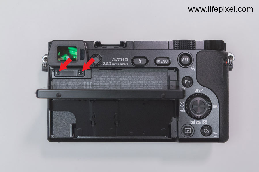 Sony A6000 infrared DIY tutorial step 2