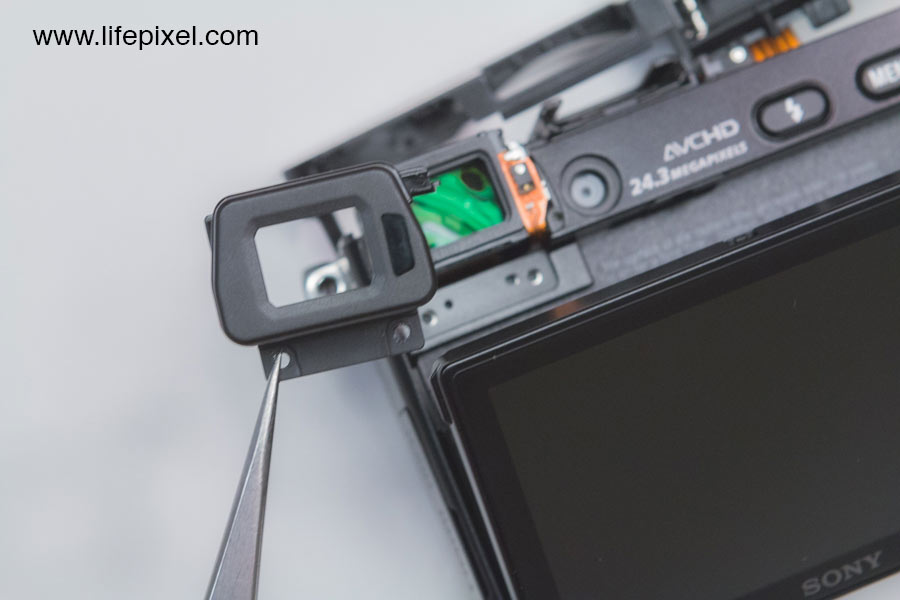 Sony A6000 infrared DIY tutorial step 6