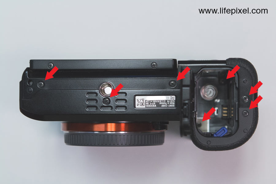 Sony a7 infrared DIY tutorial step 5