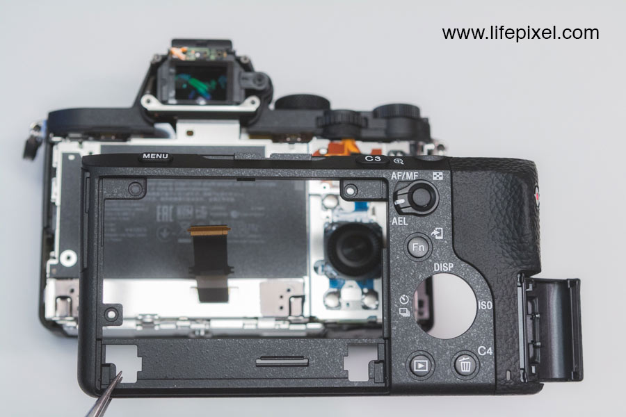 Sony A7mk2 infrared DIY tutorial step 12