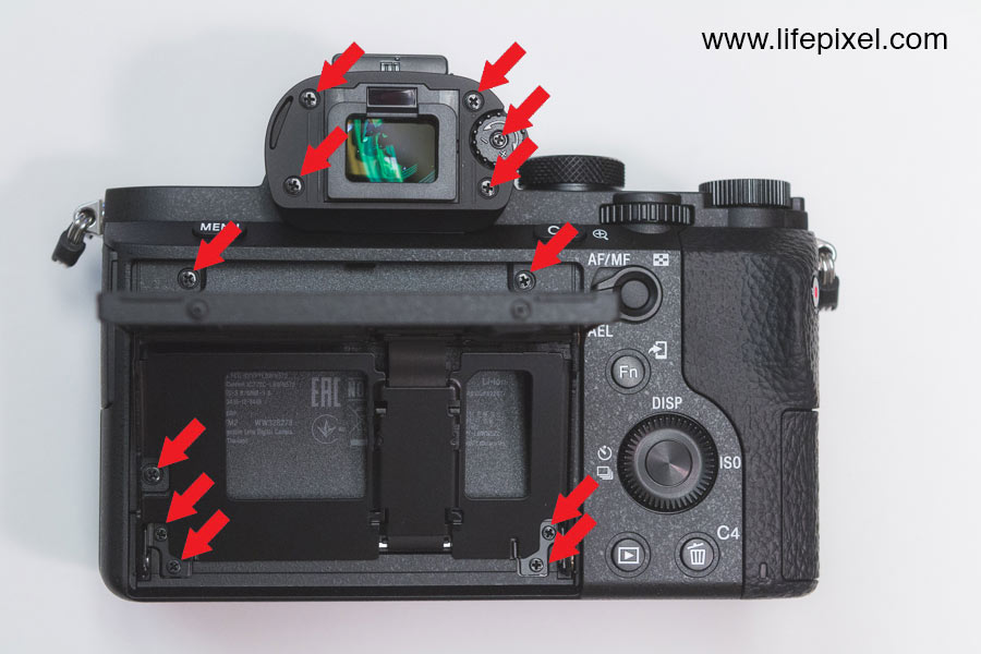 Sony A7mk2 infrared DIY tutorial step 2