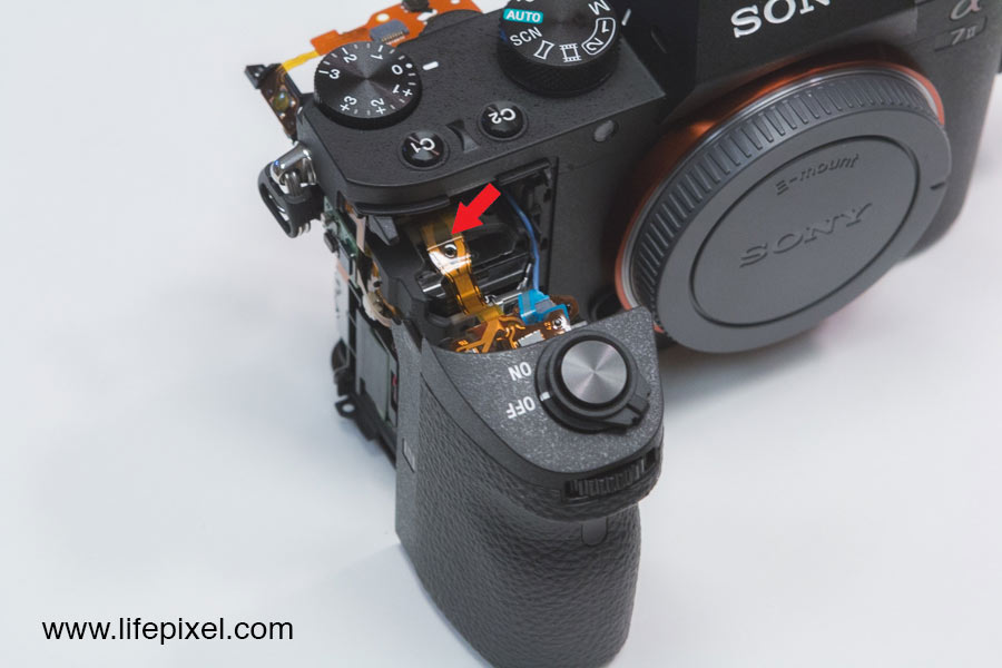 Sony A7mk2 infrared DIY tutorial step 27