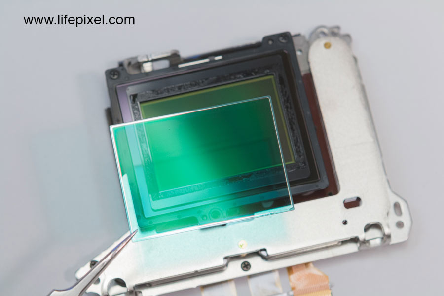 Sony A7mk2 infrared DIY tutorial step 38