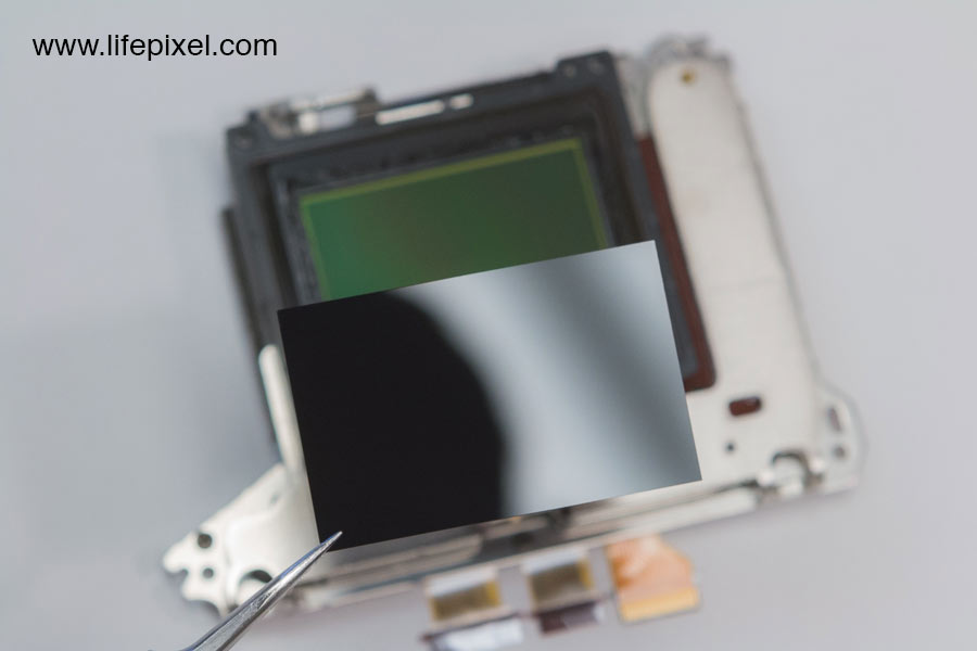 Sony A7mk2 infrared DIY tutorial step 39