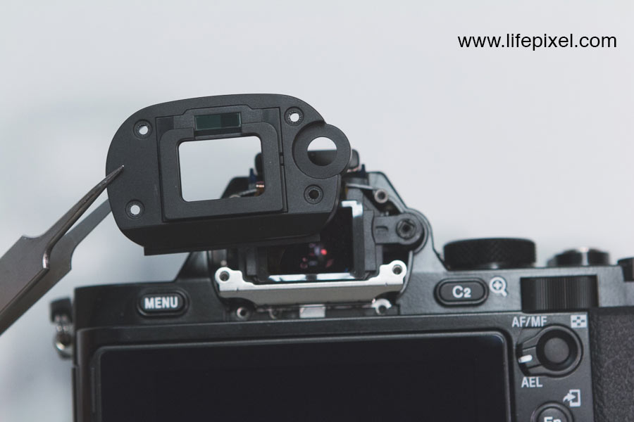 Sony A7S infrared DIY tutorial step 2