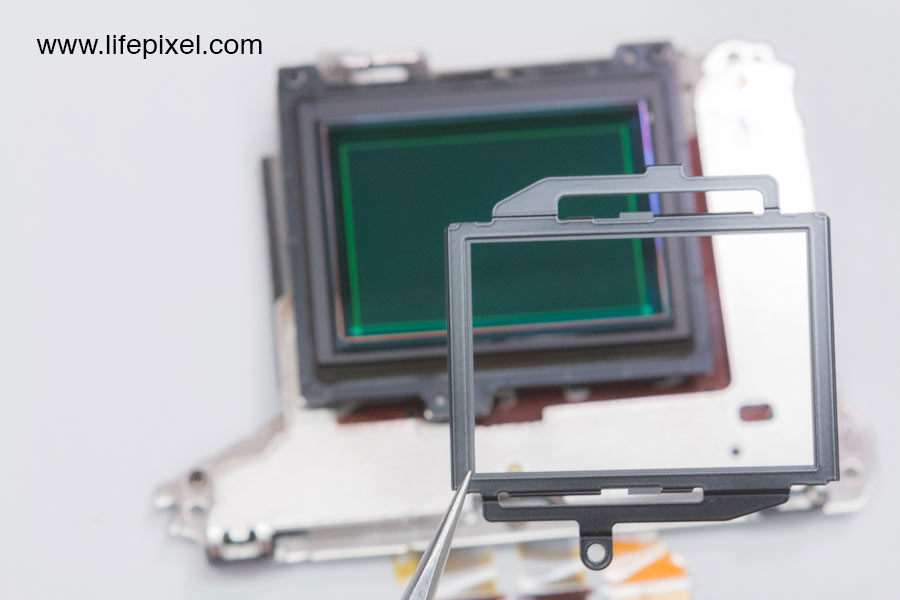 Sony A7Smk2 infrared DIY tutorial step 39