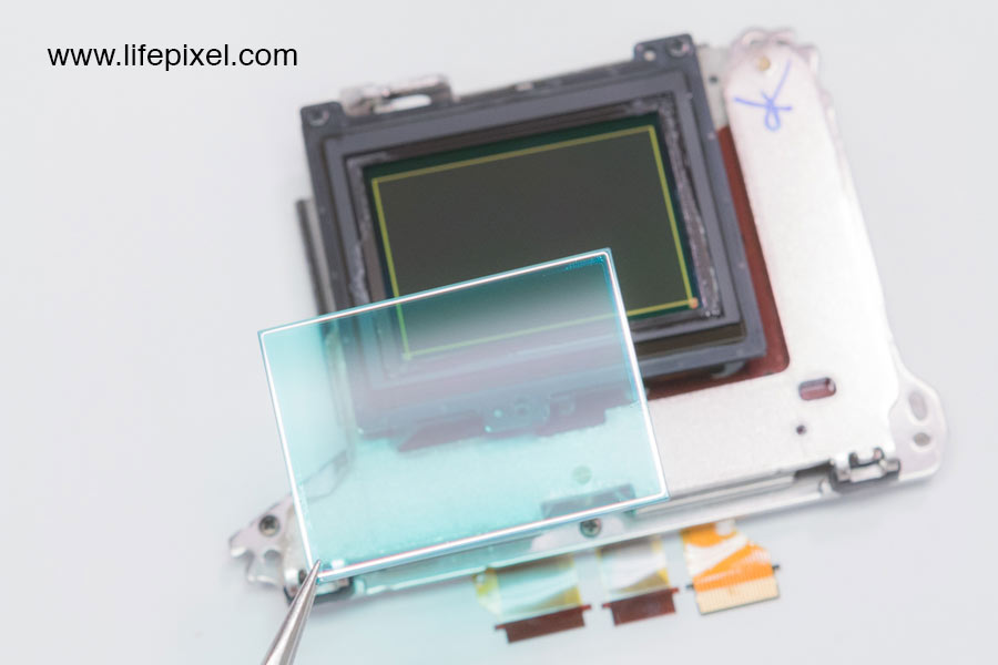Sony A7Smk2 infrared DIY tutorial step 40