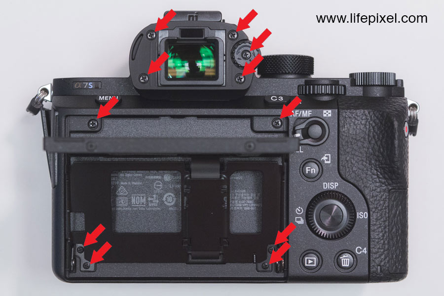 Sony A7Smk2 infrared DIY tutorial step 5