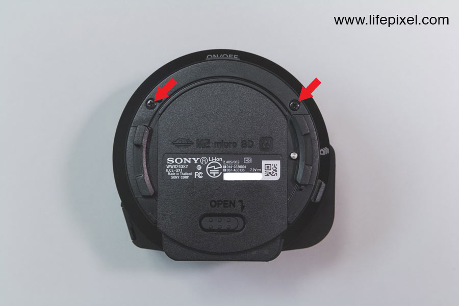 Sony QX1 infrared DIY tutorial step 1