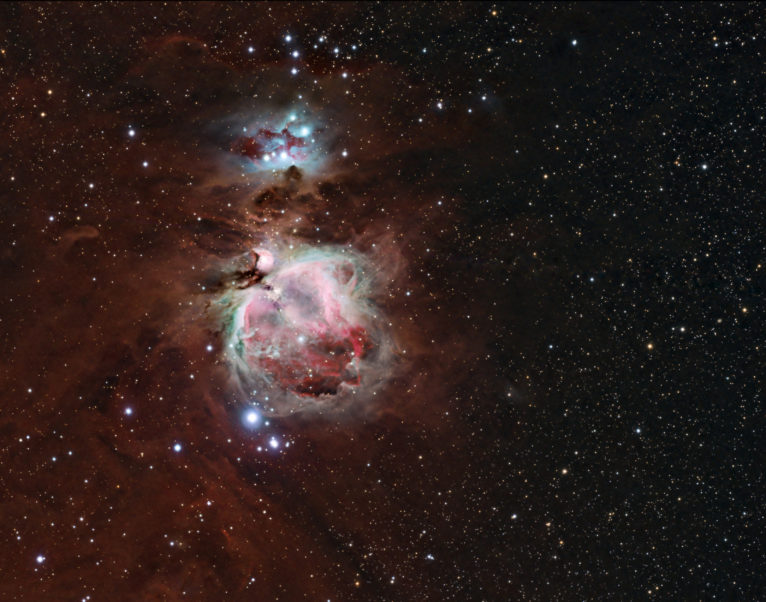 M42-HaRGB OIII -10Sec-flat-sat-flat-detail-flat-crop-Full-Frame