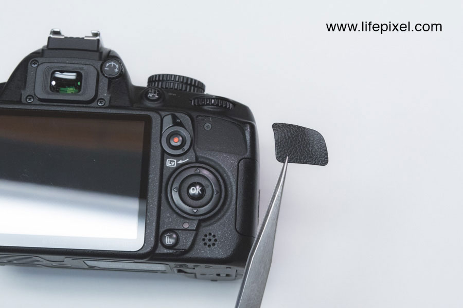 Nikon D3100 infrared DIY tutorial step 2