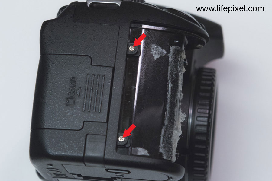 Nikon D3100 infrared DIY tutorial step 6