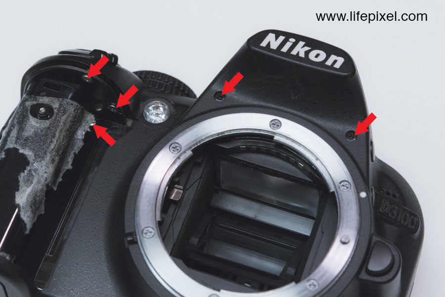 Nikon D3100 infrared DIY tutorial step 7