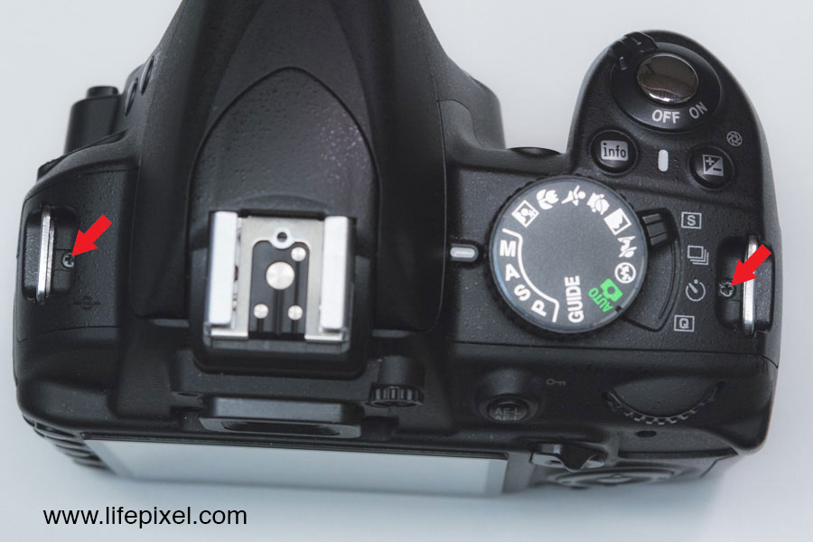 Nikon D3100 infrared DIY tutorial step 8