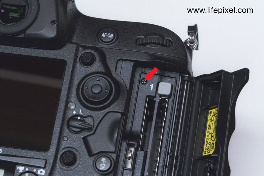 Nikon D4s infrared DIY tutorial step 1