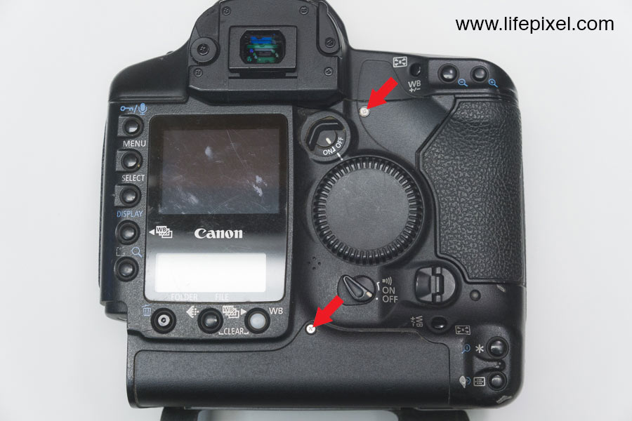 Canon 1Dsmk2 infrared DIY tutorial step 3