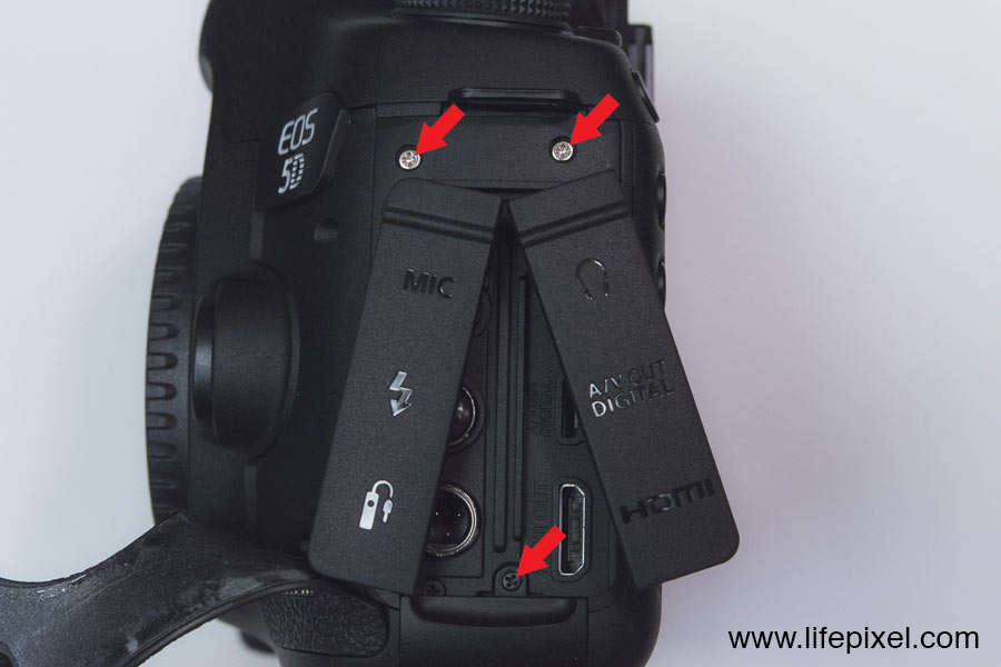 Canon 5Dsmk3 infrared DIY tutorial step 3